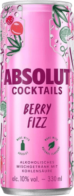 饮料和搅拌机 盒装12个 Absolut Cocktails Berry Fizz 铝罐 33 cl