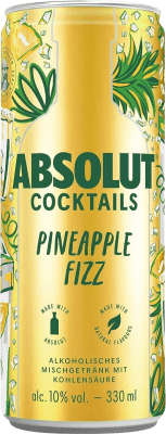 飲み物とミキサー Absolut Cocktails Pineapple Fizz アルミ缶 33 cl