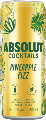 Бесплатная доставка | Напитки и миксеры Absolut Cocktails Pineapple Fizz Швеция Банка 33 cl