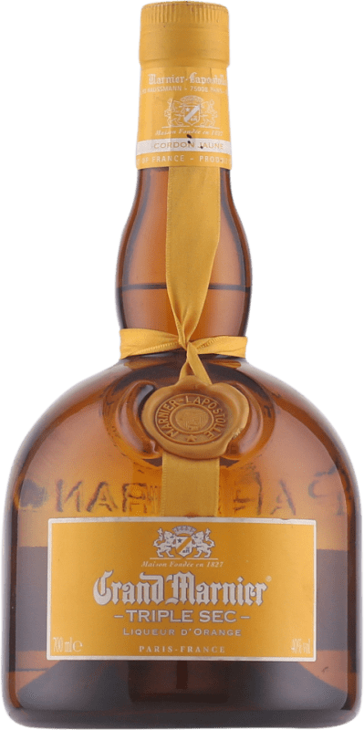 Envio grátis | Licores Grand Marnier Cordon Jaune Triple SEC França 70 cl