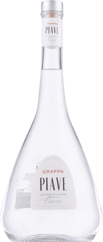 Envio grátis | Aguardente Grappa Piave Cuore Itália 70 cl