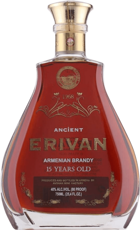 32,95 € | Brandy Conhaque Erivan Armenian Armênia 15 Anos 75 cl