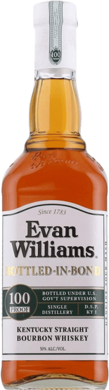 Envío gratis | Whisky Bourbon Marie Brizard Evan Williams Bottled in Bond Kentucky Estados Unidos 70 cl