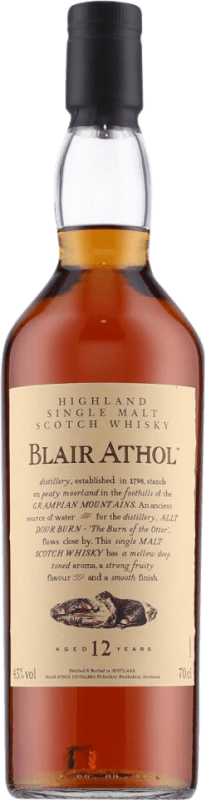49,95 € | Whisky Single Malt Blair Athol Flora & Fauna Édition Limitée Highlands Royaume-Uni 12 Ans 70 cl