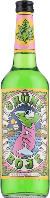 免费送货 | 草本利口酒 Partisan Boje 德国 70 cl Menthe Green — 绿薄荷