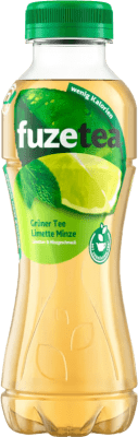 送料無料 | 飲み物とミキサー Fuze Tea Grüner Tee Limette Minze ドイツ ハーフボトル 37 cl