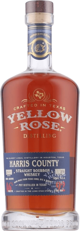 Free Shipping | Bourbon Whisky Yellow Rose Harris County Straight United States 70 cl