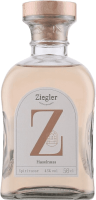 Marc Edelbrände Ziegler Haselnuss Medium Flasche 50 cl