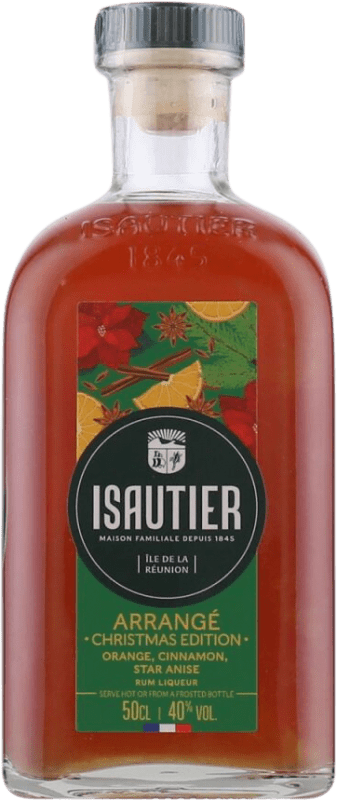 送料無料 | ラム Isautier. Arrange Christmas Edition フランス ボトル Medium 50 cl