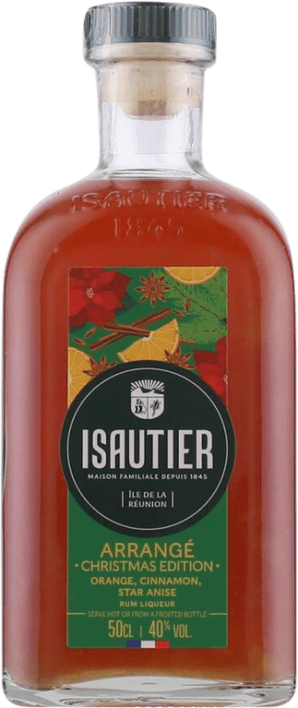 19,95 € | Ром Isautier Arrangé Christmas Ограниченный выпуск Франция Средняя бутылка 50 cl