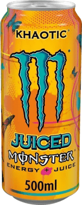 Envoi gratuit | Boîte de 12 unités Boisson Énergisante Monster Energy Juiced Khaotic Irlande Bouteille Medium 50 cl