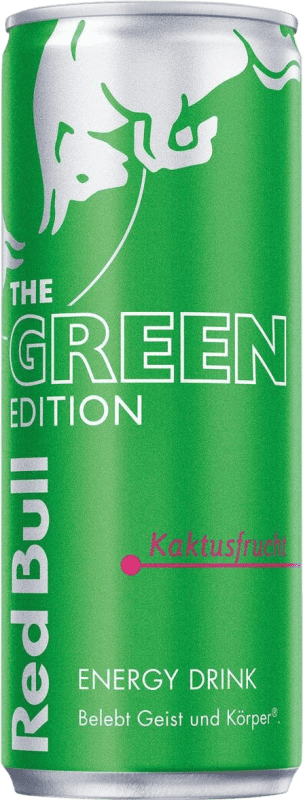 Spedizione Gratuita | Bibite e Mixer Red Bull Energy Drink Kaktusfrucht The Green Edition Austria Lattina 25 cl