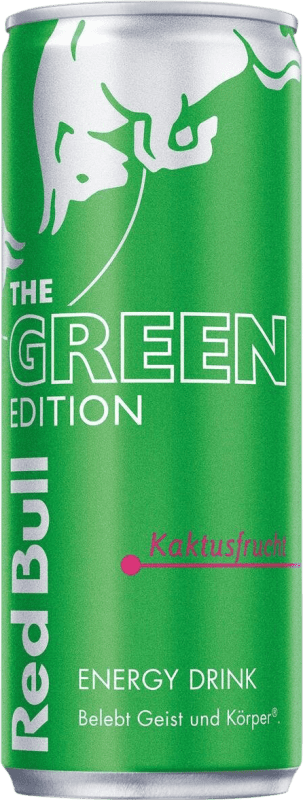 Envío gratis | Bebida Energética Red Bull Energy Drink Green — Edición Verde, Edición Limitada Austria Lata 25 cl Kaktusfrucht — Fruta del Cactus