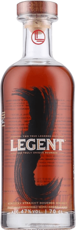86,95 € Envío gratis | Whisky Bourbon Legent Straight