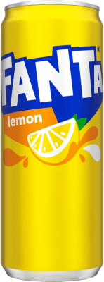 Boissons et Mixers Fanta Lemon Wenig Kalorien Boîte 33 cl