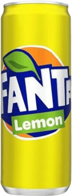 Spedizione Gratuita | Scatola da 24 unità Bibite Fanta Germania Lattina 33 cl Lemon — Limone
