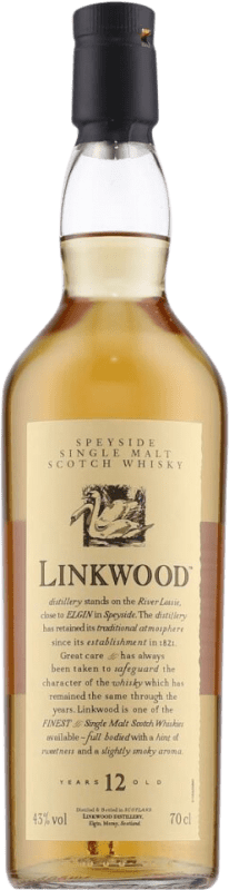 Kostenloser Versand | Whiskey Single Malt Linkwood. Flora & Fauna Edition Schottland Großbritannien 12 Jahre 70 cl