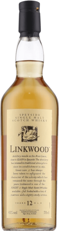 Free Shipping | Single Malt Whisky Linkwood Flora & Fauna Edition Scotland United Kingdom 12 Years 70 cl