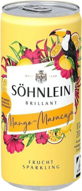 29,95 € Spedizione Gratuita | Scatola da 12 unità Spumante bianco Söhnlein Brillant Mango Maracuja Lattina 20 cl