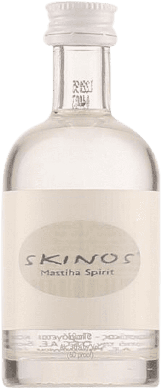 Envío gratis | Licores Skinos Mastiha Spirit Grecia Botellín Miniatura 5 cl