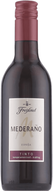 Envío gratis | Vino Tinto Freixenet Mederaño Semiseco I.G.P. Vino de la Tierra de Castilla Castilla la Mancha España Botellín 25 cl