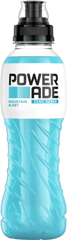 1,95 € Free Shipping | Soft Drinks & Mixers Powerade Mountain Blast Zero Medium Bottle 50 cl