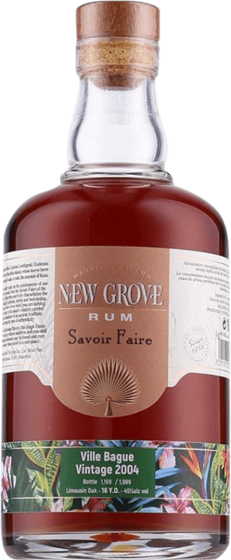 免费送货 | 朗姆酒 New Grove. Savoire Faire Ville Bague Vintage 法国 70 cl