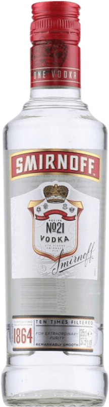 11,95 € Spedizione Gratuita | Vodka Smirnoff Nº 21 Bottiglietta Terzo 35 cl