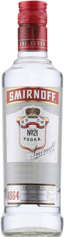 Free Shipping | Vodka Smirnoff Nº 21 Russian Federation One-Third Bottle 35 cl