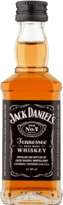 Whisky Bourbon Boîte de 10 unités Jack Daniel's Old Nº 7 Tennessee Mini-Bouteille 5 cl PET