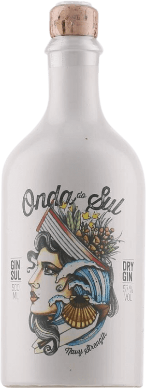 Spedizione Gratuita | Genever Gin Sul Onda do Sul Edizione Limitata Germania Bottiglia Medium 50 cl