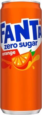 Boissons et Mixers Fanta Orange Zero Sugar Boîte 33 cl