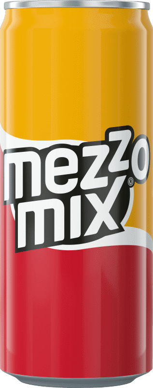 Free Shipping | 24 units box Soft Drinks & Mixers Mezzo Mix Original Germany Can 33 cl