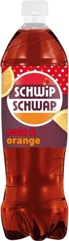 Envio grátis | Refrigerantes Schwip Schwap Original Alemanha Garrafa Medium 50 cl Cola, Orange — Laranja