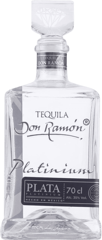 Kostenloser Versand | Tequila Don Ramón Platinium Plata — Edition Silber Mexiko 70 cl