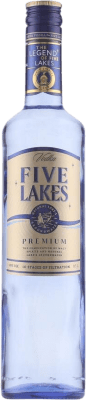 免费送货 | 伏特加 Five Lakes Premium 哈萨克斯坦 瓶子 Medium 50 cl