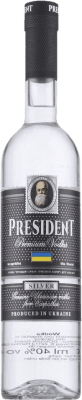 Wodka President Silver — Edition Silber 70 cl