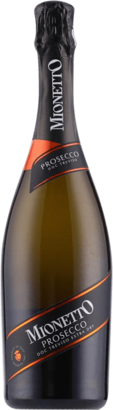 Бесплатная доставка | Белое игристое Mionetto Prestige Black Label Экстра сухой I.G.T. Treviso Treviso Италия Prosecco 75 cl