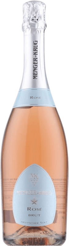 8,95 € Бесплатная доставка | Розовое игристое вино Menger-Krug Brut — брют Rosé — Розе