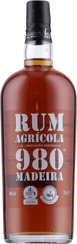 Бесплатная доставка | Ром Rum Agricola. 980 Madeira Португалия 70 cl