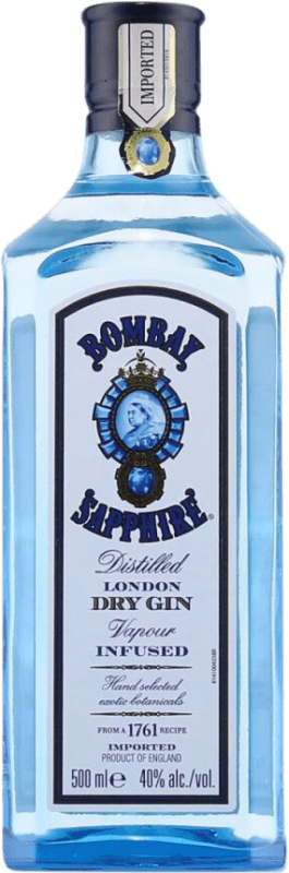 22,95 € Kostenloser Versand | Genever Gin Bombay Sapphire London Dry Gin Medium Flasche 50 cl