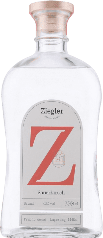 654,95 € Envoi gratuit | Eau-de-vie Ziegler Sauerkirsch Bouteille Spéciale 3 L