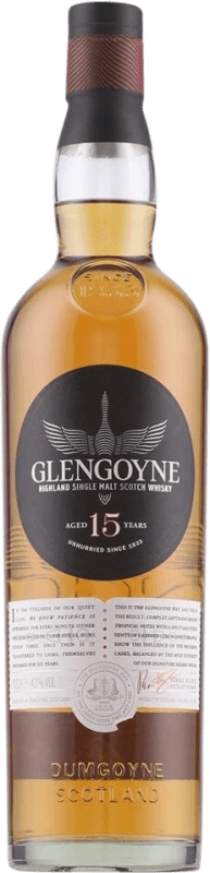 88,95 € | Whisky Single Malt Glengoyne Highlands Regno Unito 15 Anni 70 cl