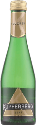 Spedizione Gratuita | Spumante bianco Kupferberg Sekt Secco Germania Piccola Bottiglia 20 cl