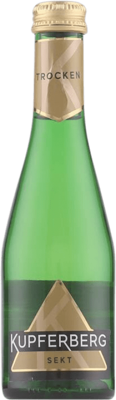 2,95 € Free Shipping | White Sparkling Wine Kupferberg Trocken — Dry Small Bottle 20 cl