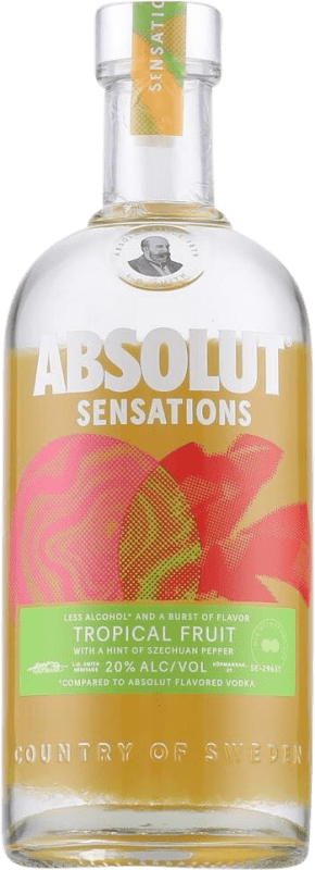 Envio grátis | Vodca Absolut Sensations Suécia 70 cl