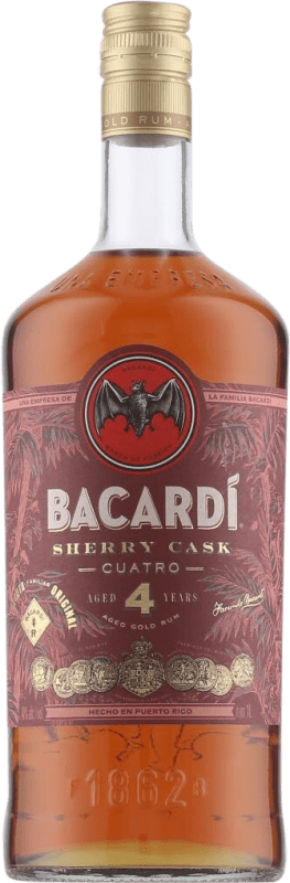 Free Shipping | Rum Bacardí Sherry Cask Finish Puerto Rico 4 Years 1 L