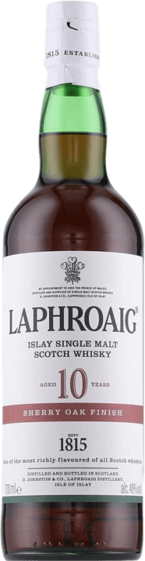 46,95 € | Whisky Single Malt Laphroaig Sherry Oak Cask Finish — Affinato in Botte di Rovere Islay Regno Unito 10 Anni 70 cl