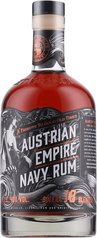 44,95 € | Rhum Albert Michler Austrian Empire Navy. Solera Blended Kazakhstan 18 Ans 70 cl
