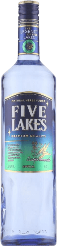 Free Shipping | Vodka Five Lakes Special Latvia 70 cl